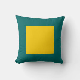Square Colors - Amber und Moss Green Kissen