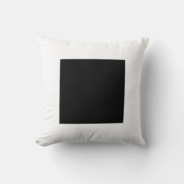 Square Colors - Black and White Kissen (Vorderseite)