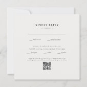 Square Cream Wedding QR Code II UAWG (Vorderseite)