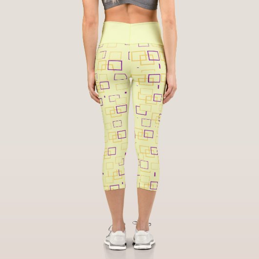 Square Dance Capri Leggings (Rückseite)
