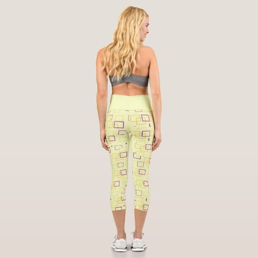 Square Dance Capri Leggings (Rückseite)