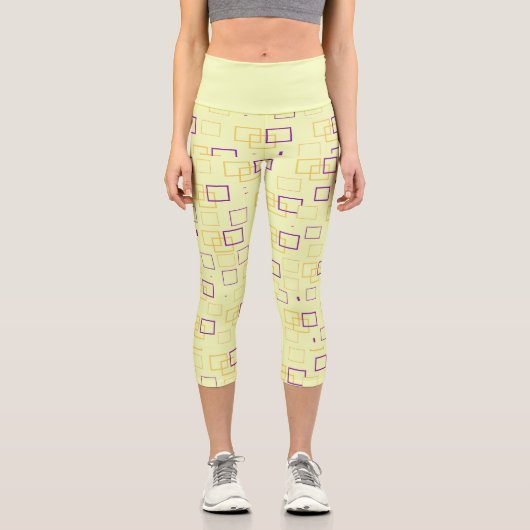 Square Dance Capri Leggings (Vorderseite)