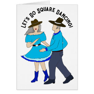 Square Dance Couple Gruß