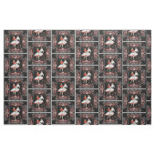 Square Dance Couple Red und Black Bandana 2 Stoff (Fat Quarter (45,7 x 55,9 cm))
