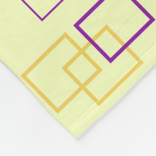 Square Dance Fleece Blanket (Ecke)