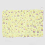 Square Dance Golfhandtuch (Horizontal)