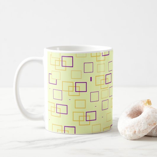 Square Dance Kaffeetasse (Mit Donut)