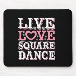 Square Dance Liebe Square Dancing Square Tanzvorfü Mousepad