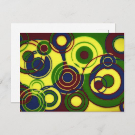 Square Dance Postkarte (Vorne/Hinten)