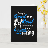 Square Dance Square Dance Karte (Gelbe Blume)