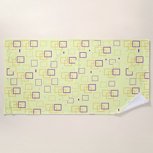 Square Dance Strandtuch (Vorderseite)