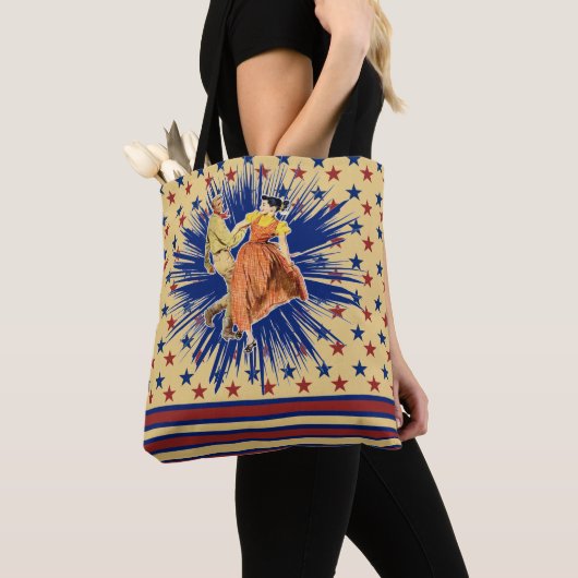 Square Dance Swing Tanz Paar Tasche (Von Nahem)