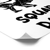 Square Dance Why Walk Square Dancer Square tanzen Poster (Ecke)