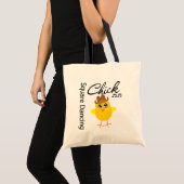 Square Dancing Chick Tragetasche (Vorderseite (Produkt))