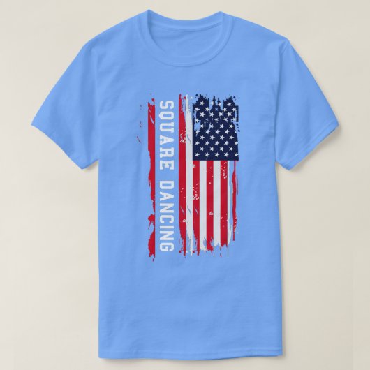 Square Dancing Country Dance Floor Southerners  T-Shirt (Design vorne)