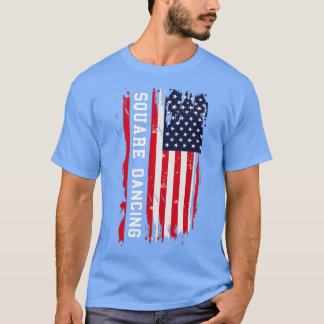 Square Dancing Country Dance Floor Southerners  T-Shirt