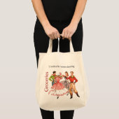 Square-Dancing-Einkaufstüte Tragetasche (Vorderseite (Produkt))