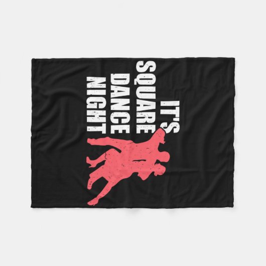 Square Dancing Fleecedecke (Vorderseite (Horizontal))