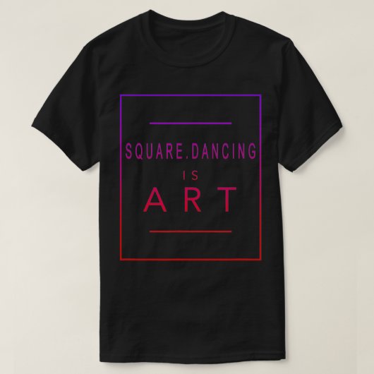 Square Dancing ist Art Dance Ästhetische Akropolis T-Shirt (Design vorne)
