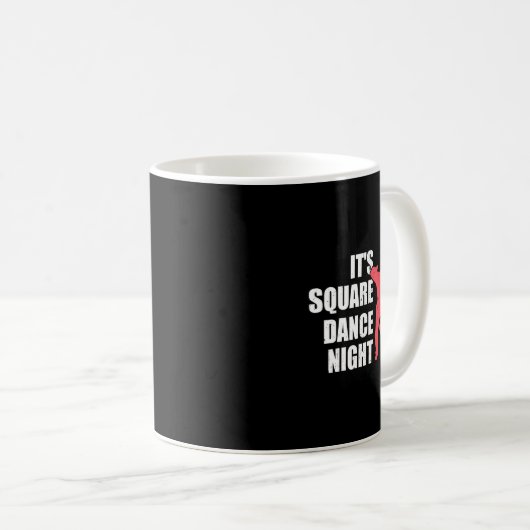 Square Dancing Kaffeetasse (VorderseiteRechts)