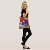 Square-Dancing-Paar-Scheunen-Tanz Tasche (Am Model)