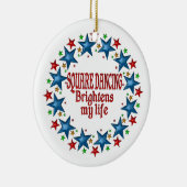 Square-Dancing-Sterne Keramikornament (Rechts)