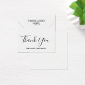 Square Dankeschön Necklace Display Card (Schreibtisch)