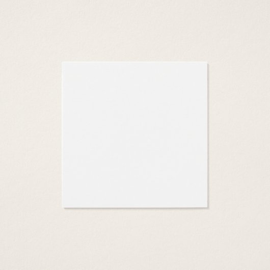 Square Dankeschön Necklace Display Card (Rückseite)