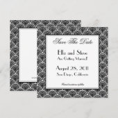 Square Deko Style Save The Date (Vorne/Hinten)