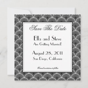 Square Deko Style Save The Date