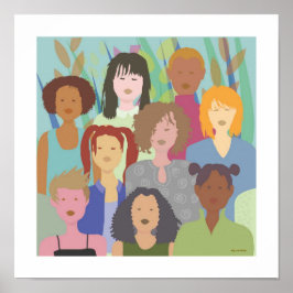 square diversity women poster