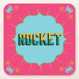 Square Diwali Untersetzer