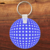 Square Dot Globe Schlüsselanhänger (Vorderseite)