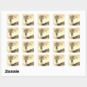 Square Dragon Sticker (Blatt)