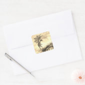 Square Dragon Sticker (Umschlag)