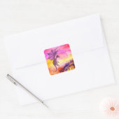 Square Dragon Sticker (Umschlag)