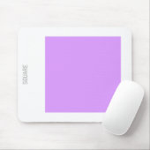 Square - Easter Purple and White Mousepad (Mit Mouse)