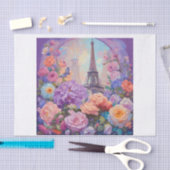 Square Eiffel Tower Pastell Decoupage Papier (Handwerk)
