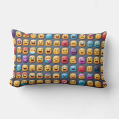 Square Emojis Lendenkissen (Vorderseite)