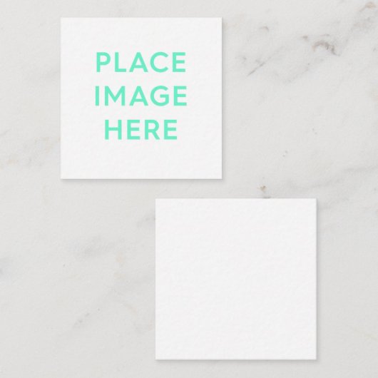 Square Encryption Card Begleitkarte (Vorne/Hinten)