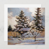 Square Flat Note Card Dankeskarte (Vorne/Hinten)