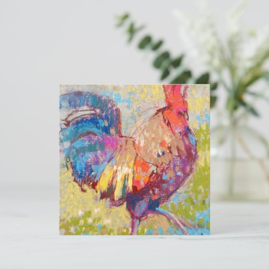 Square Flat Note Card Dankeskarte (Stehend Vorderseite)