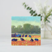 Square Flat Note Card Dankeskarte (Stehend Vorderseite)