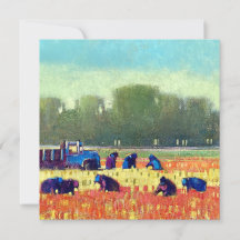 Square Flat Note Card