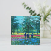 Square Flat Note Card Dankeskarte (Stehend Vorderseite)