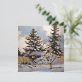 Square Flat Note Card Dankeskarte (Stehend Vorderseite)