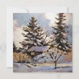 Square Flat Note Card Dankeskarte