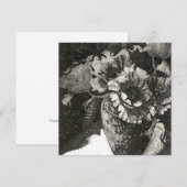 Square Flat Note Card Dankeskarte (Vorne/Hinten)