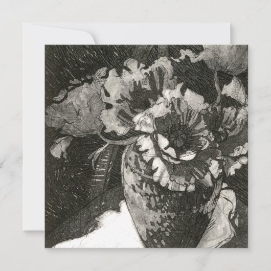 Square Flat Note Card Dankeskarte (Vorderseite)