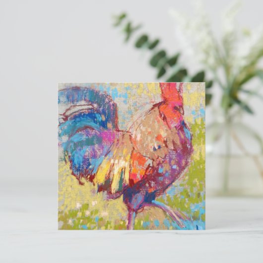 Square Flat Note Card Dankeskarte (Stehend Vorderseite)